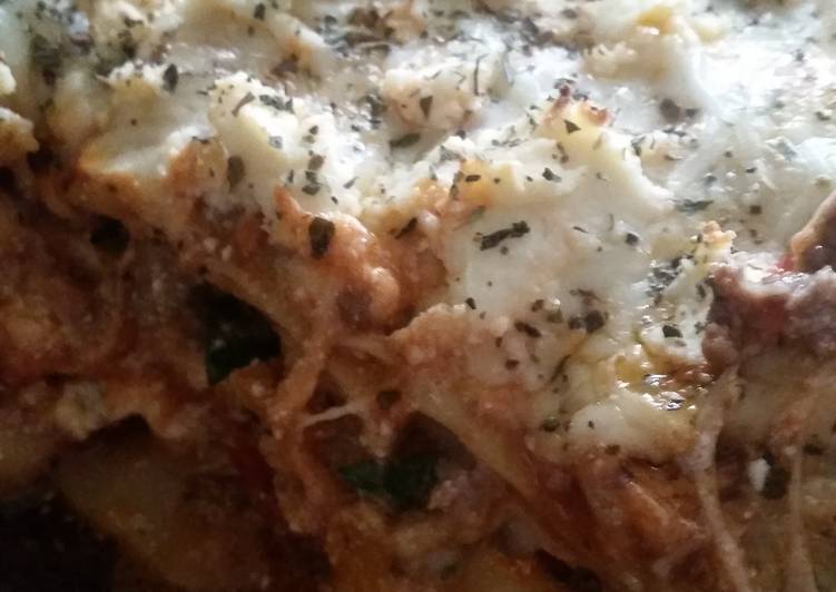 Recipe of Favorite Healthier Lasagna