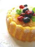Charlotte-Style Pear Mousse Cake