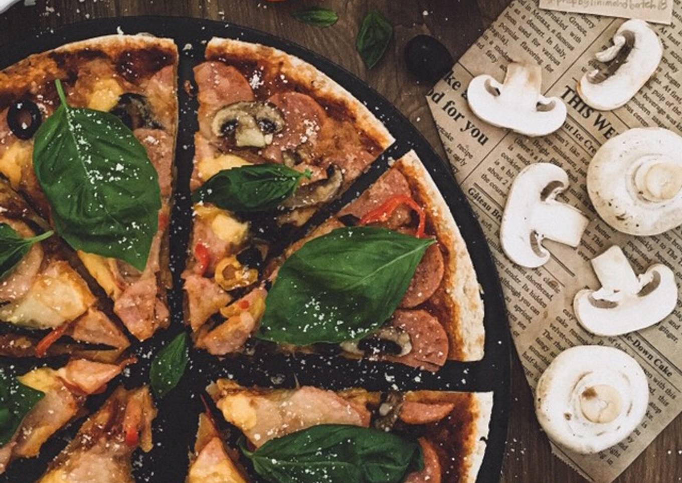 Pizza pepperoni ayam #phobbylinimohd #batch18