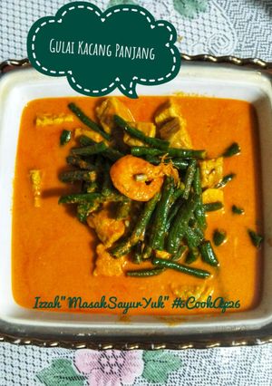 Foto resep Gulai Kacang Panjang Udang 🦐