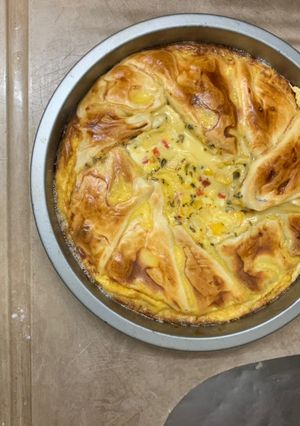 Una foto de Tarta vegetariana