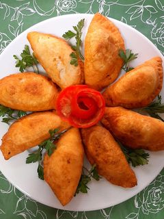 عکسی از دستور پیراشکی گوشت(بدون خمیر مایه)