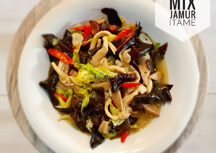 Resep Mix jamur itame Anti Gagal