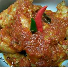 A picture of Ayam rica-rica.