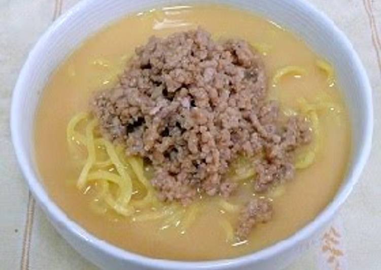 Simple Way to Make Favorite Dan Dan Noodle Soup Made Easily with Hot Water &amp; a Microwave