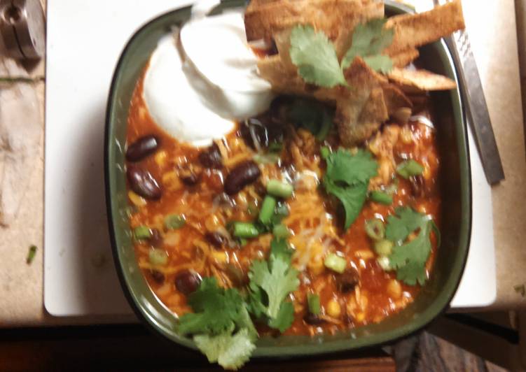 Recipe of Quick Chicken taco soup