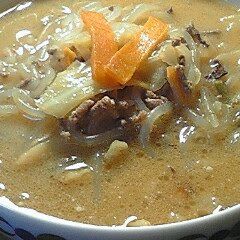 A picture of An Easy Recipe For Diets! Miso Shirataki Ramen.
