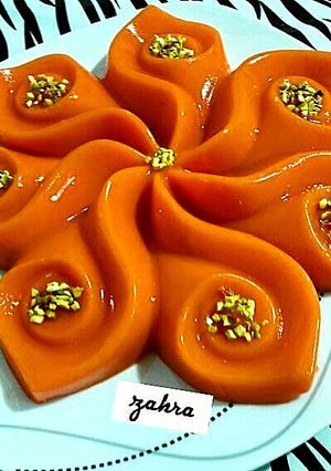 عکسی از دستور ژله آب هویج