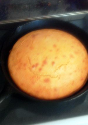 A picture of Golden Cornbread.