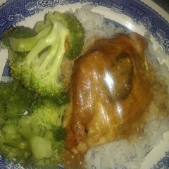 A picture of Ali's Honey Mustard Chicken.