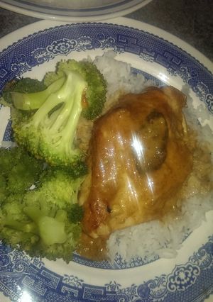 A picture of Ali's Honey Mustard Chicken.