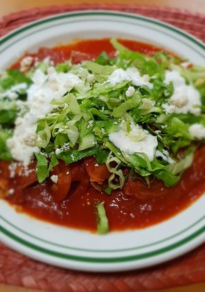 A picture of Quick Ricotta Entomatadas, LuzMa's Style.