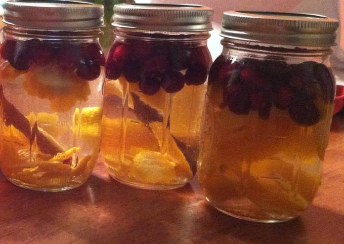 Cranberry Orange Cinnamon Infused Vodka