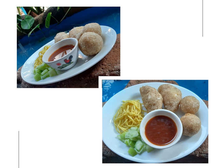 Resep Pempek ebi isi telur puyuh, Enak Banget