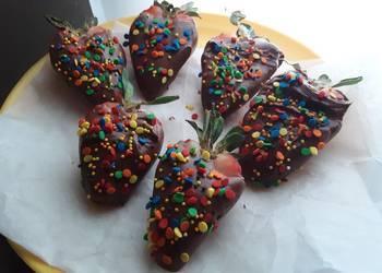 Update, Prepare Recipe Cheater Chocolate Strawberries Delicious Perfect