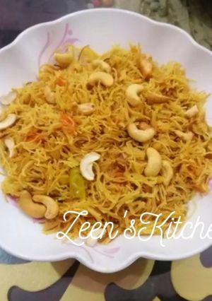 A picture of Tomato Seviyan (Vermicelli).