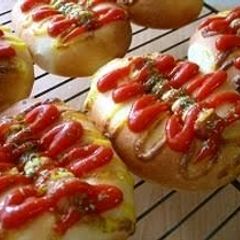A picture of Wiener Sausage Bread Rolls Using Homemade Bread Starter.