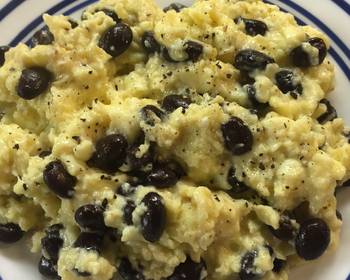 New Recipe Black Bean  Gouda Cheese Scrambled Eggs Delicious Steady