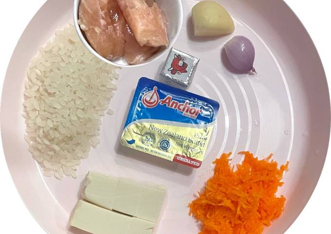 Resep MPASI 6m - Tahu, Dada Ayam, Wortel