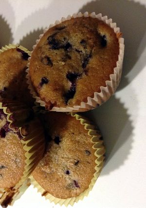 A picture of Fresh Blueberry Muffins.