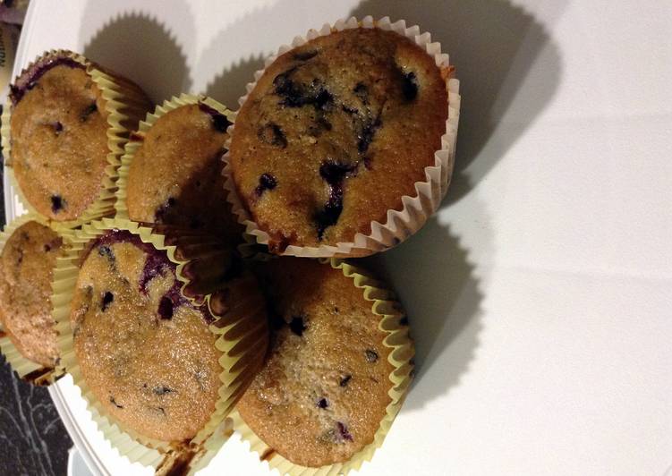 Steps to Prepare Perfect Fresh Blueberry Muffins