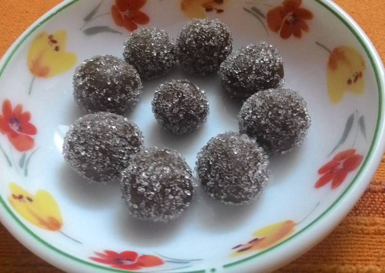 Recipe of Any-night-of-the-week Caramel chooo ( chewy caramel fudge balls)