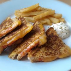 A picture of Vickys Pan-Fried Toasties with loads of Filling Ideas!.