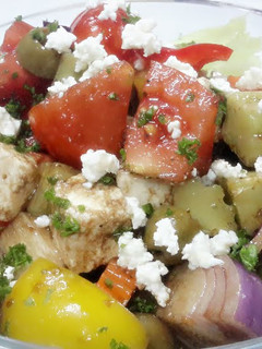 A picture of Greek Salad.