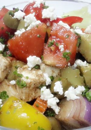 A picture of Greek Salad.
