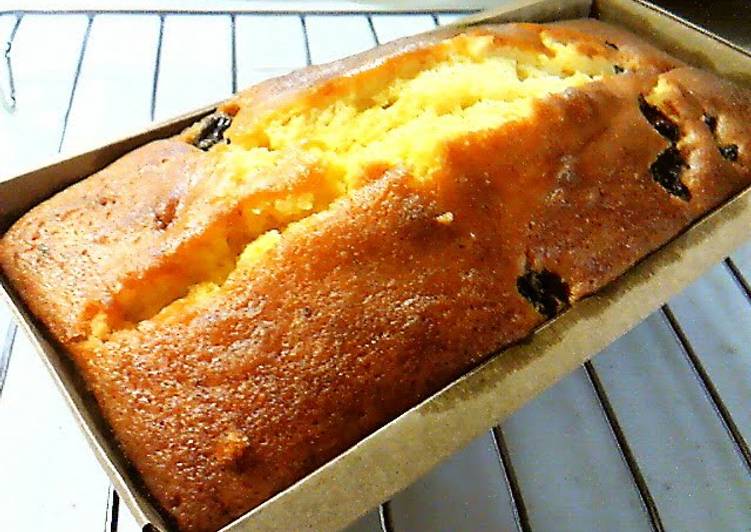 Recipe of Rum Raisin Pound Cake