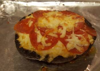 How to Recipe Appetizing Portobello Cap Pizza  Nocarb  Vegetarian