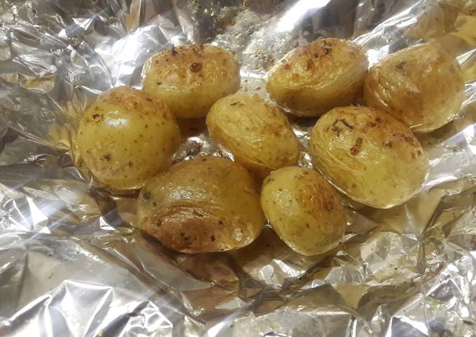 Recipe of Super Quick Homemade Perfect crispy baked potatoes