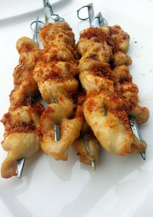 A picture of Chicken Skewer In Sichuan Peppercorn Salt Rub.