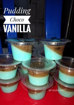Foto resep Pudding Choco Vanilla