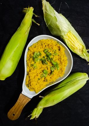 A picture of Sweet corn chevda.