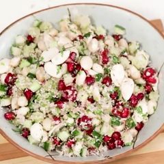 Almond peanut salad A picture of Almond peanut salad.