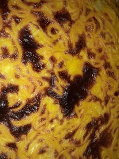 صورة لوصفة سباغيتي بالبيشاميل و الكابويا