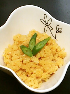 A picture of Miso Egg Soboro for your Bento and Onigiri.
