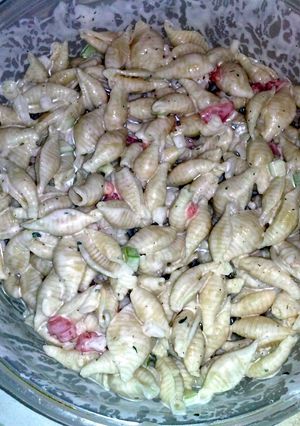 A picture of Ranchy Pasta Salad.