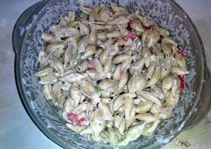 Easiest Way to Prepare Super Quick Homemade Ranchy Pasta Salad
