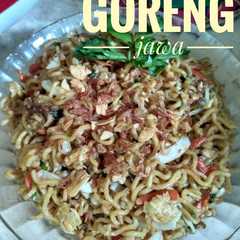 A picture of Mie Goreng Jawa.