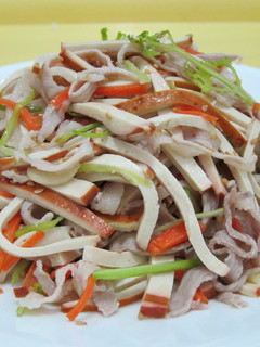 涼拌豆乾肉絲 的食譜成品照片