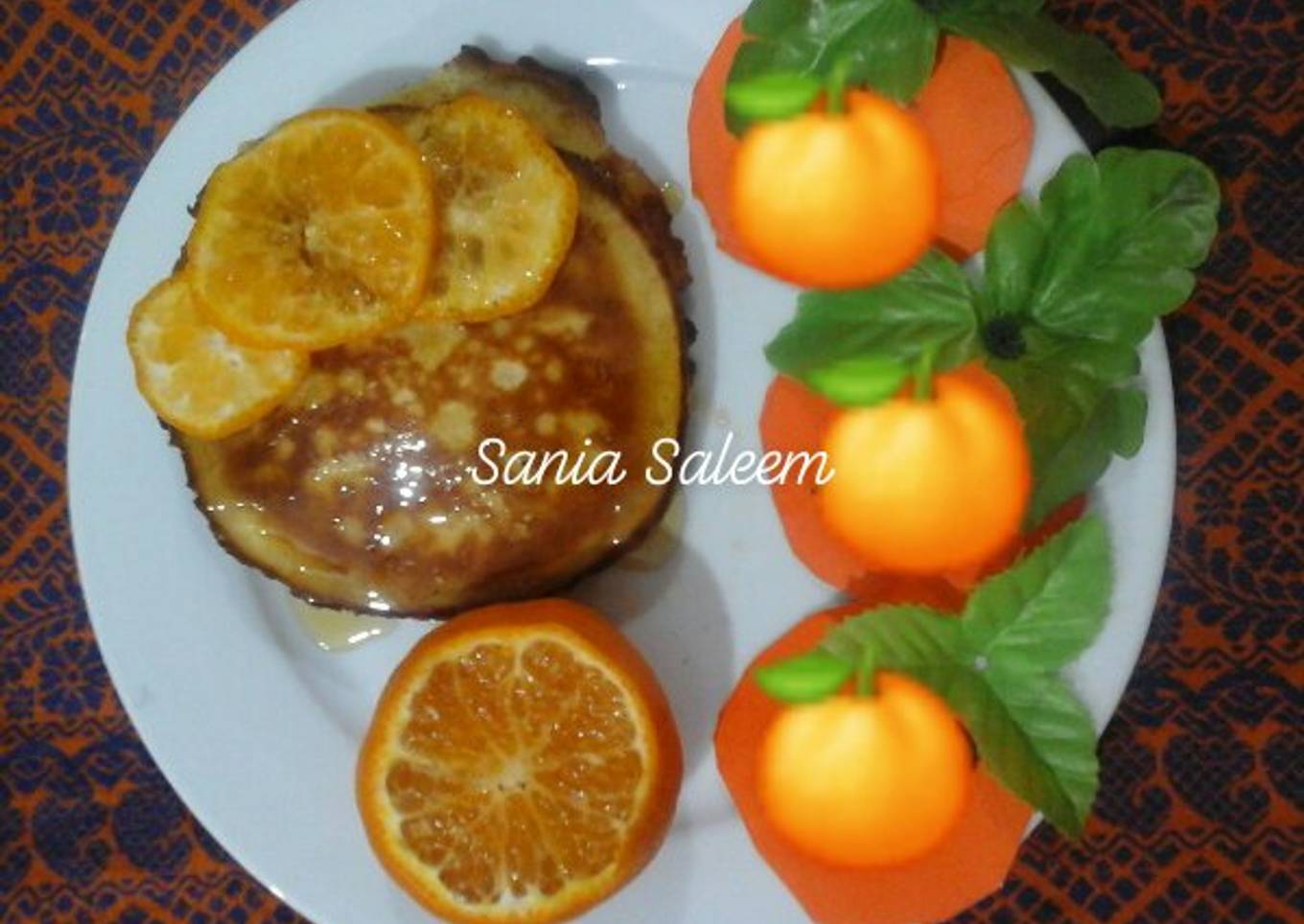 Simple Way to Make Perfect Orange Pancakes