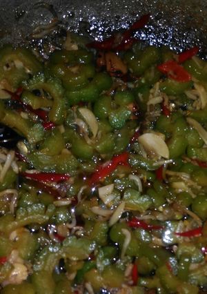 Foto resep Tumis Pare & Teri Nasi