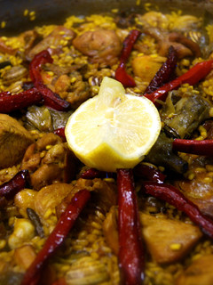 A picture of Paella.