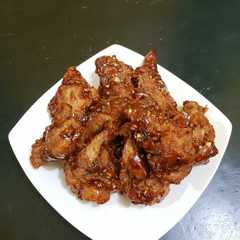 รูปของ Honey garlic chicken