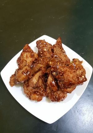 Foto resep Honey garlic chicken