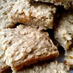 A picture of Vickys Banana Oat Squares, GF DF EF SF NF.