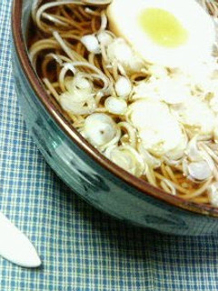 A picture of Quick Delicious Soba Noodles with Soft-Poached Eggs.