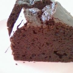 Chocolate Brownies with Heavy Cream and Cocoa Powder A picture of Chocolate Brownies with Heavy Cream and Cocoa Powder.